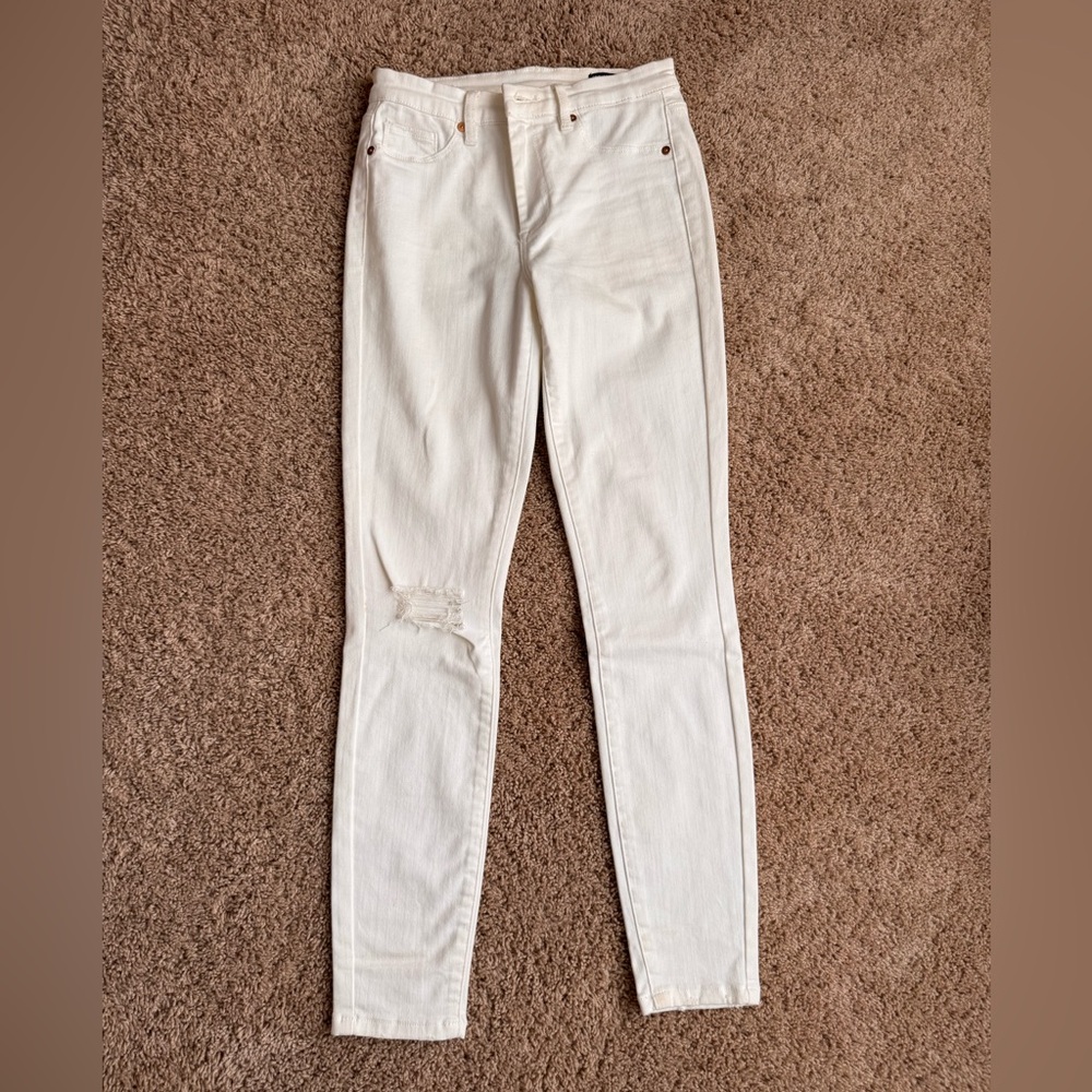 Blank NYC Women's Cream Skinny Jeans